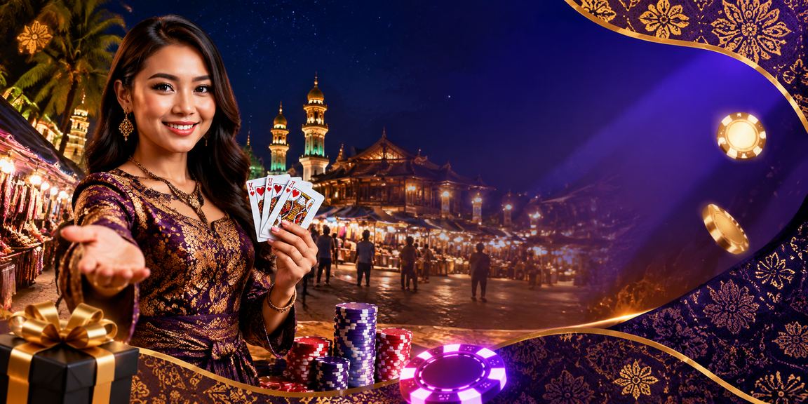 Permainan poker dengan motif batik tradisional di Kota Bharu