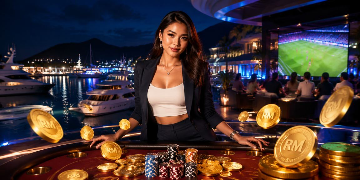 Paparan hiburan kasino dan permainan slot di Langkawi dengan tema tempatan